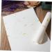 COHEALI 40 Sheet White Drawing Paper Xuan Rice Papers Exercise Paper Chinese Style Botanical Pattern - Buy Online on SooperMarket.com