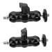 CAMVATE Universal Magic Arm with 1/4"-20 Thread(Black,2 Pieces) - 2080