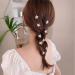 AYNKH 20 Pieces Small Lily Flower Hair Clips White Pink Rhinestone Cute Metal Pins for Girls Women Bridal Wedding Decorative Daily Hair Accessories - Buy Online on SooperMarket.com