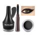 Boobeen Eyeliner Waterproof Gel Eyeliner Smudge-proof Eye Liner Gel Makeup High Pigment Eye Makeup Set Easy to Apply Long-lasting For All Day Black