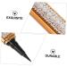 HAPINARY 3pcs Self Adhesive Mascara Liquid Eyeliner Eyeshadow Pencil Liquid Makeup Eyeliners Plastic Golden - Buy Online on SooperMarket.com
