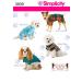 Simplicity Pajama and Coat Dog Clothing Sewing Pattern, Pet Sizes S-L