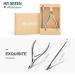 MR.GREEN Cuticle Nippers & Pusher Set - Stainless Steel Nail Manicure Tool for Dead Skin Removal - Buy Online on SooperMarket.com