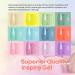Modelones Gel Nail Kit - 12 Colors Pink Polish Set with 48W Lamp & Top Coats - Buy Online on SooperMarket.com