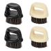 4 pieces of ankle-must-cuttarbar-hair shaving brush for men soft bristles with handle for hairdressing salon home use hairdresser accessories