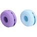 BORDSTRACT 2PCS Makeup Brush Cleaning Folding Bowl Beauty Tool Cleaning Washing Bowl Cute Shaped Soft Silicone Cosmetic Brushes Washing Tool Blue Purple - Buy Online on SooperMarket.com