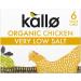 Very Low Salt Chicken Stock Cubes Bundle which Contains Kallo Chicken Cubes 48g - Pack of 3 with Grocery List Card - Buy Online on SooperMarket.com