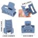 WLLHYF 12pcs Mini Hair Clips - Durable Non-Slip Jaw Clips for Women & Girls - 90s Multicolor Matte Accessories for Thin Thick Curly Hair - Buy Online on SooperMarket.com