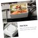 ABOOFAN 2pcs Sauce Dish Dishes Porcelain Saucer Dish Snack Plate Square Seasoning Dish Mini Porcelain Bowls Small Snack Dish Food Seasoning Dish White Ceramics Condiment Platter - Buy Online on SooperMarket.com