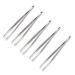 Tweezers 5Pcs Pro Stainless Steel Eyebrow Home Tool Precision Hair Removal Beauty Tool 5 Count (Pack of 1) A