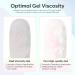 Modelones Pearl Gel Nail Polish 15ML Pearl White Gel Polish Shimmer Mermaid Iridescent Pearlescent Nail Polish Soak Off U V LED Spring Gel Polish Swirl Shell Thread Effect DIY Manicure Gifts - Buy Online on SooperMarket.com