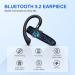 Bluetooth V5.2 Earpiece with Charging Case - Hands-Free Single Ear Headset for Cell Phones - CVC8.0 Noise Canceling Mic - Ideal for Office/Driving - iPhone/Android/Laptop Compatible - Buy Online on SooperMarket.com