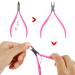 Professional Stainless Steel Cuticle Nipper for Manicures - Dead Skin Scissors Nail Art Tool - Buy Online on SooperMarket.com