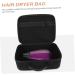 FOYTOKI 2 Pcs Hair Dryer Storage Bag Curl Blow Dryer Portable Hair Dryer Bag Barber Clipper Case Black Eva - Buy Online on SooperMarket.com