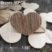 Y&K Homish Wooden Hearts Guest Book - Pack of 50 Blank Wood Signs for DIY Party Decor (Brown) - Buy Online on SooperMarket.com