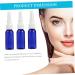 FOMIYES 6pcs Round Shoulder Nasal Spray Bottles - Travel Cosmetic Containers - Refillable Glass Cleaner Spray - Blue Sub Bottle - Buy Online on SooperMarket.com