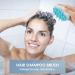 Shower Brush & Shampoo Brush with Long Handle - Body Brush with Bristles and Loofah Back Scrubber for Wet/Dry Bath - Buy Online on SooperMarket.com