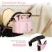 Lekebaby Baby Changing Bag Large Nappy Bags for Mom and Dad Nappy Changing Bag Stylish Travel Tote with Nappy Changing Mat Quilted Pink - Buy Online on SooperMarket.com