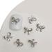 3D Metal Nail Nail Embellishments 20pcs Bowknot Nail Decorations For Individual Styles Nail Embellishments 04 silver - Buy Online on SooperMarket.com