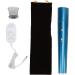 Portable Blow Dryer Cordless Hair Dryer Hot Cold Air Adjustable Rechargeable 57 C Thermostat Foldable for Outdoor Camping (Blue) - Buy Online on SooperMarket.com