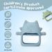 Fixed Toys for Babies | 2-Piece Silicone Bite Rings for Teething Relief | Ideal Baby Shower Gifts | Perfect for Toddlers (Boys & Girls) | Shop Internationally - Buy Online on SooperMarket.com