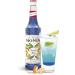 MONIN Premium Blue Curacao Syrup 700ml: Vegan-Friendly, Allergen-Free, 100% Natural Flavours for Cocktails and Mocktails - Buy Online on SooperMarket.com