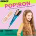 PopIron Hair Straightener & Hair Imprinting Iron - 5 Plates for Straightening, Crimping & Fun Shapes | Ideal for Hair Art & Festivals - Buy Online on SooperMarket.com