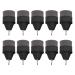 Eyourlife 10 Pack Black Foam Archery Arrowhead Soft Sponge Arrow Heads Game Practice Broadheads Tips for Archery Combat Game CS Shooting 10 Foam Arrowheads