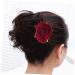 minkissy 2 1 Hibiscus Hair Clip Red Artificial Flowers Flower Hair Clips for Women Hair Clips for Women Thick Hair Rose Hairpin Rose Flower Hair Comb Hair Piece Blossom Hair Accessories medium Rosso - Buy Online on SooperMarket.com