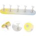 COOLHIYA 1 Set nail practice holder gradient rainbow nail stan training nail stands nail art organiser nail painting stand nail decor nail stands for nail art plastic Acrylic oval Yellow Blue 12.8x3.7cm - Buy Online on SooperMarket.com