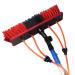 photovoltaic cleaner Window Cleaning Pole Window Cleaning Water-Fed Pole 30Ft Extendable Telesbrush Squeegee Attachment Window Professional Washer Kit 55cm Brush Head 6M/21FT