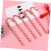 HOLIDYOYO 36 Pcs Christmas Candy Cane Holiday Candy Canes Mini Candy Canes Christmas Tree Candycane PVC. Red - Buy Online on SooperMarket.com