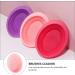 Makeup Brush Scrub Pad Portable Washing Tool Scrubber Brush Cleaner Tool Makeup Brush Cleaning Pad Foldable Bowl Cleaning Tools Folding Silicone Bowl Travel Bowl Silica Gel Make up - Buy Online on SooperMarket.com