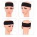 MapofBeauty 3 Pack Yoga Headbands - Stretchy Cotton Hair Wraps for Sport Running and Gym (Black & White) - International Shipping Available - Buy Online on SooperMarket.com
