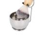 Ankroyu 3-in-1 Razor Brush Set | Stainless Steel Beard Soap Peel & Manual Razor Tool for Men - Buy Online on SooperMarket.com