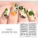KADS Nail Stamping Plate GE005 - Geometry Template for DIY Nail Art - Buy Online on SooperMarket.com