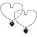 Handmade Love Shape Collarbone Chain for Women & Girls | Adjustable Black Thorn Heart Choker Jewelry - Oralgo - Buy Online on SooperMarket.com