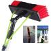 Window Cleaning Pole/Water Fed Telescopic Brush/Extendable Cleaner Conservatory Roof for Photovoltaic Panel Cleaning Trucks Windows Brush Head (Color : 11m Pole Size : 50Cm Brush Head) (11m Pole 11m Pole 30Cm Brush Head