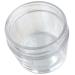 Beauticom 6 Piece 1 oz. Clear Acrylic Jars with Flat Lids for Creams Lotions Makeup & Samples - Ideal for Cosmetics & Herbs - Buy Online on SooperMarket.com
