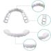 2 Pairs of Fake Teeth Veneers for Men and Women - Cosmetic Tooth Repair Kit - Buy Online on SooperMarket.com