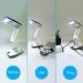 yuoseg Lighted Desk Magnifying Glass Lamp with Light on Stand Led Portable Pocket Magnifier Visor Folding 3X for Reading Hobby - Buy Online on SooperMarket.com