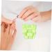 HAPINARY Nail Art Liquid Holder with cover tool manicure glass nail dish cup bracket nail art dish plate cup thicken nail dish with lid glass nail art cup Nail supplies Nail Manicure Tools 7x5.6cm Green - Buy Online on SooperMarket.com