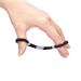 Archery Finger Sling, Adjustable Fingersling Soft Elastic Cloth Shoot Wear Resistant Traditional Finger Sling Recurve Bow Hunting Shooting Accessory Outdoor Recurve Barebow Longbow Outdoor (M Black)