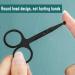 Bartscher Men's Nasal & Ear Hair Scissors - Rounded Tip Stainless Steel Grooming Tool - Buy Online on SooperMarket.com