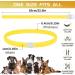 YOTANGO Dog Collar Repellent 1-Pack Dog Collar Repellency Slow Release Pleasant Aroma Waterproof - Yellow - Buy Online on SooperMarket.com
