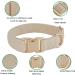 YUDOTE Ultra-Soft Natural Cotton Dog Collar for Medium Dogs with Sensitive Skin - Cream White - Buy Online on SooperMarket.com