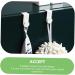 Cabilock 6pcs Hook up Wall Mount Clothing Rack Door Clothes Hanger Over Door Hanging Hooks Shower Door Porch 7.3X3X2.5CM White - Buy Online on SooperMarket.com