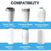 9 Pieces Diaper Pail Refill Film Packs - Compatible with Angelcare & Litter Licke | International Shipping - Buy Online on SooperMarket.com