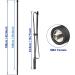 Bingfu Dual Band VHF UHF 136-520MHz Foldable CS Tactical Antenna for Handheld Ham Radio - Compatible with Kenwood, Wouxun, Baofeng, UV-5R, UV-82, GT-3 - 42.5 inch SMA Female - Buy Online on SooperMarket.com
