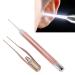 Rose Gold Ear Cleaning Kit with Light | Visible Ear Wax Removal Tool with Storage Box | Full Polishing | Ear Spoon for Gentle Ear Cleaning - Buy Online on SooperMarket.com